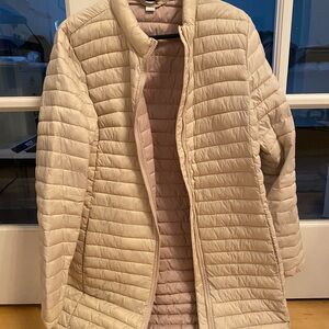Women's Cream Quilted Jacket